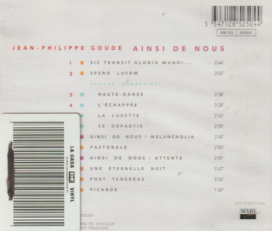 Jean-Philippe Goude – Ainsi De Nous