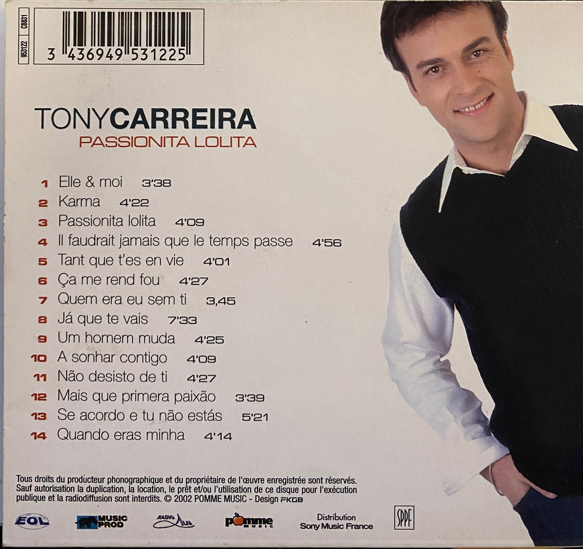 Tony Carreira - Passionita Lolita