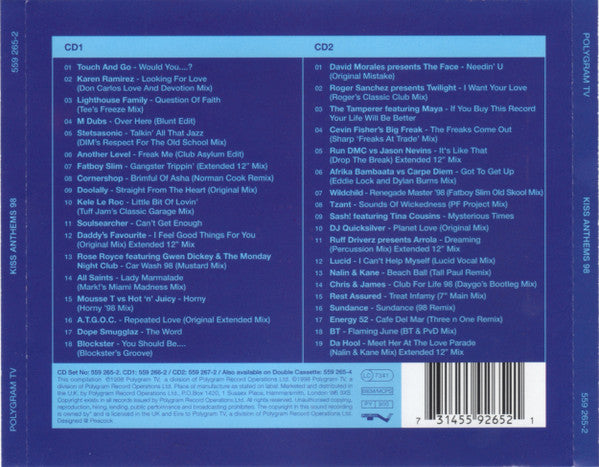Kiss Anthems 98