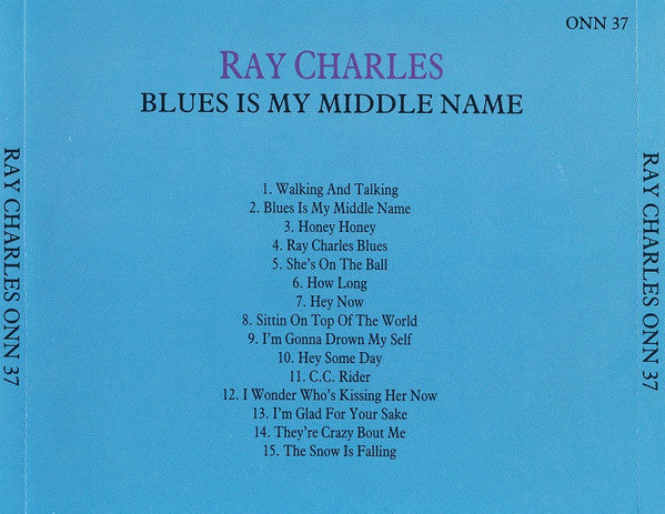 Ray Charles - Blues Is My Middle Name