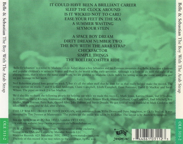 Belle & Sebastian - The Boy With The Arab Strap