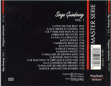 Serge Gainsbourg - Serge Gainsbourg Vol.1