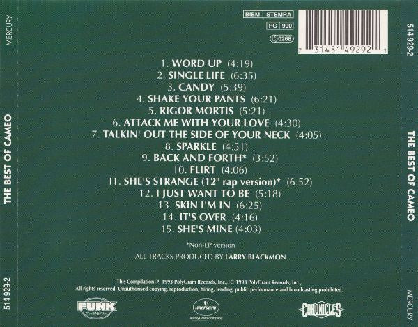 Cameo - The Best Of Cameo