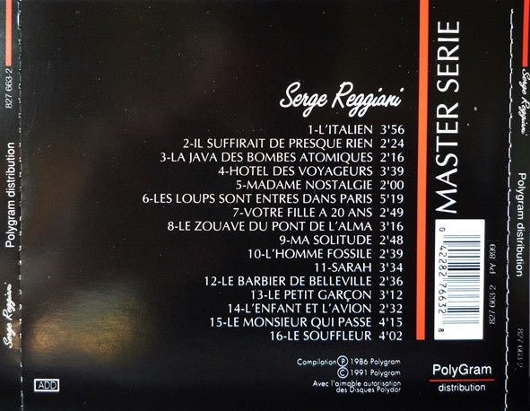 Serge Reggiani - Master Serie