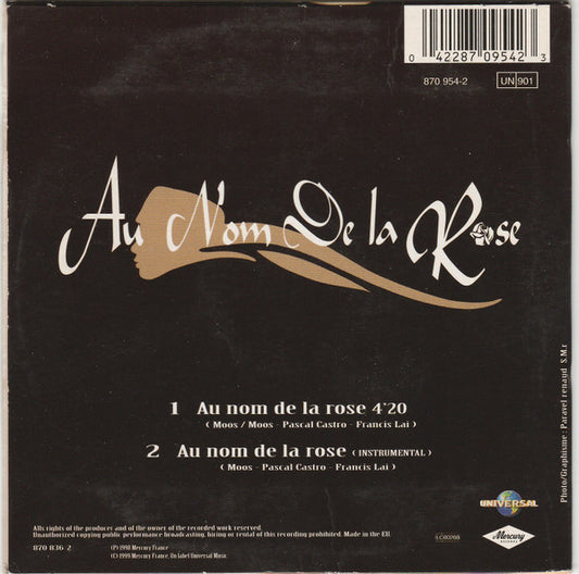 Moos - Au Nom De La Rose