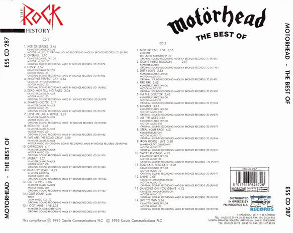 Motörhead - The Rock History - The Best Of