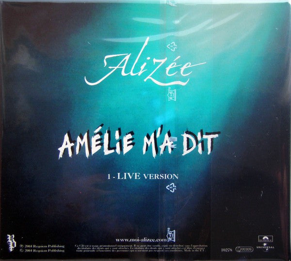 Alizée - Amélie M'a Dit (Live)