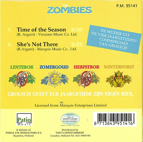The Zombies - Time Of The Season / She's Not There