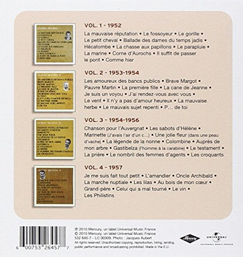 Georges Brassens - 4 Albums Originaux