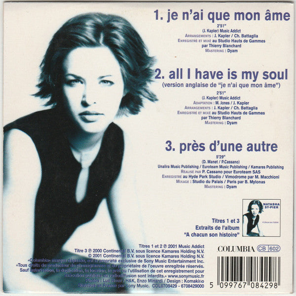 Natasha St-Pier - Je N'ai Que Mon Âme