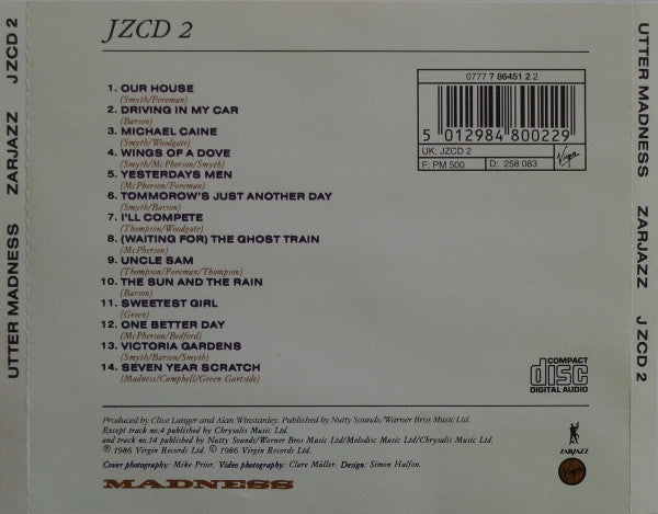 Madness - Utter Madness