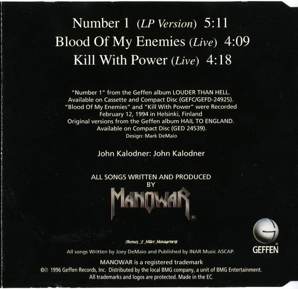 Manowar - Number 1
