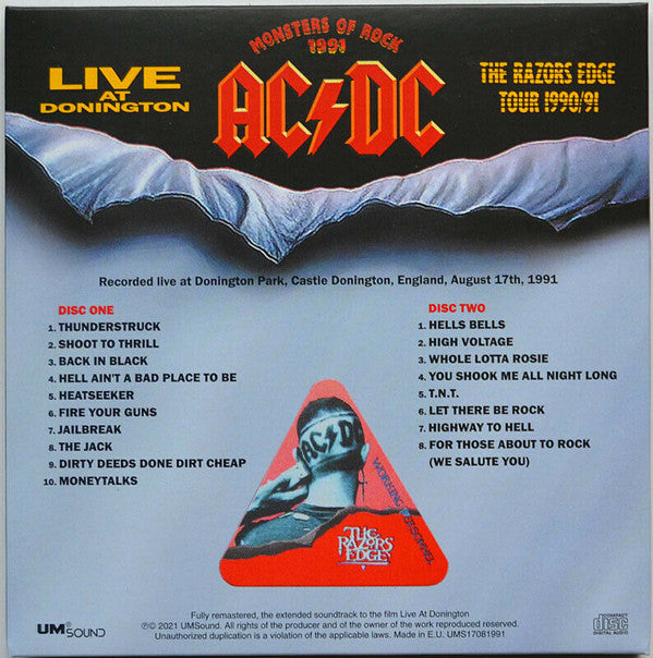 AC/DC - Live At Donington - Monsters Of Rock 1991