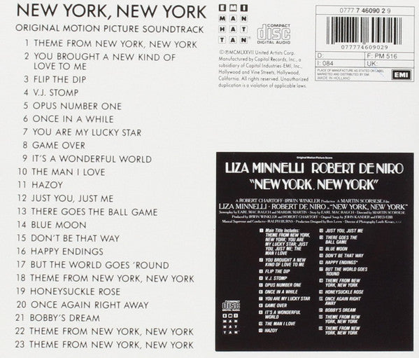 New York, New York - Original Motion Picture Score