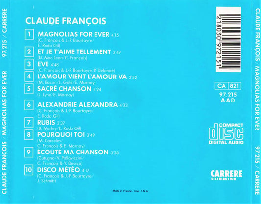 Claude François - Magnolias For Ever