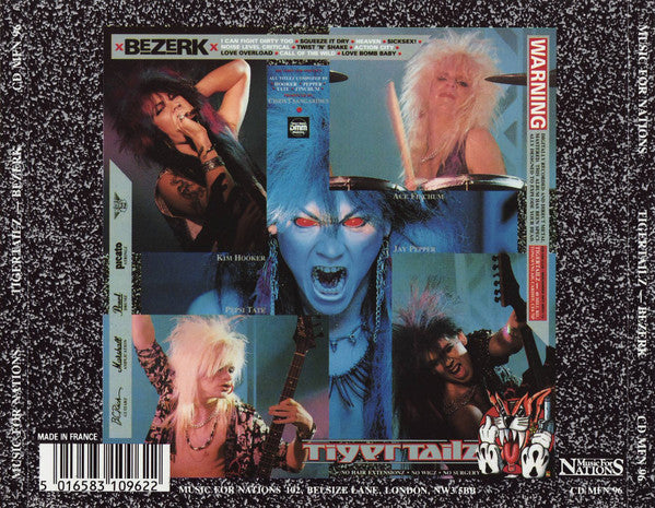 Tigertailz - Bezerk
