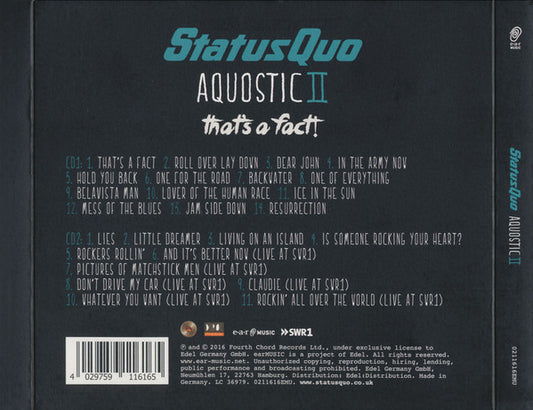 Status Quo - Aquostic II : That's A Fact !
