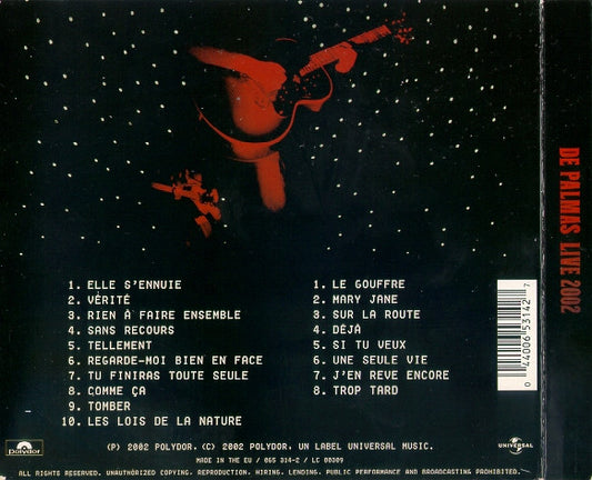 Gérald De Palmas - Live 2002