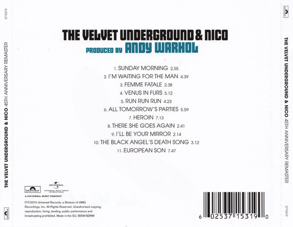 Velvet Underground, The & Nico - The Velvet Underground & Nico