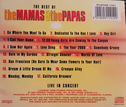 The Mamas & The Papas - The Best Of The Mamas & The Papas