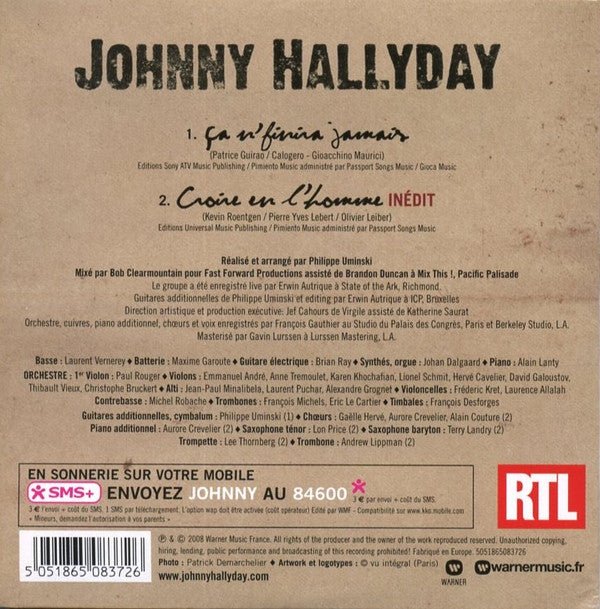 Johnny Hallyday - Ca N'Finira Jamais