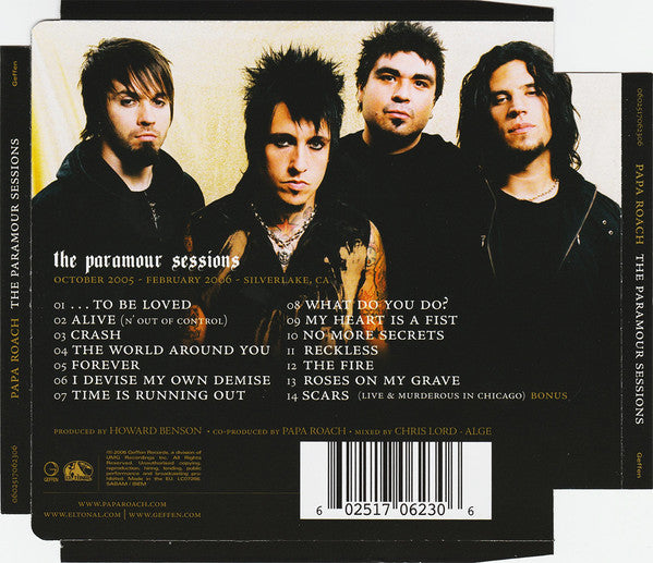 Papa Roach - The Paramour Sessions
