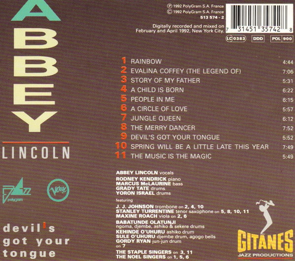 Abbey Lincoln - Devil's Got Your Tongue