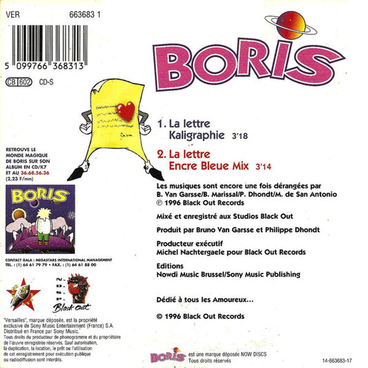 Boris - La Lettre