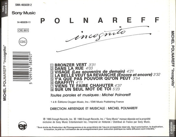 Michel Polnareff - Incognito