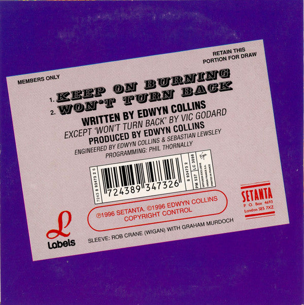 Edwyn Collins - Keep On Burning