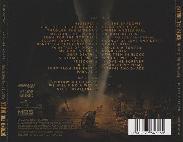 Beyond The Black - Heart Of The Hurricane