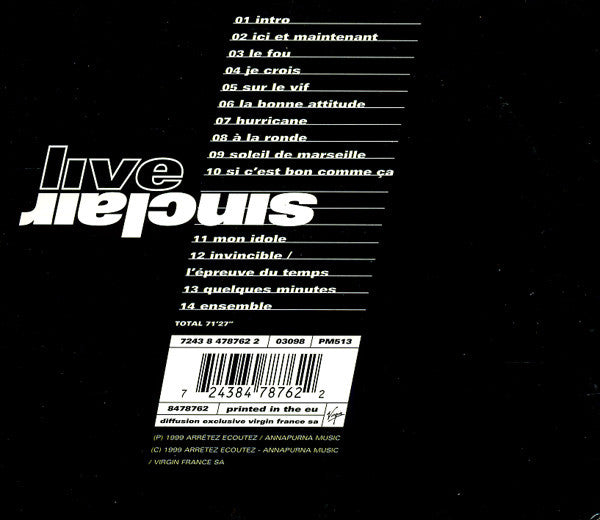 Sinclair - Live