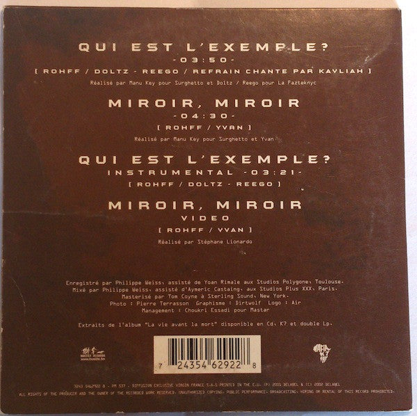 Rohff - Qui Est L'Exemple?