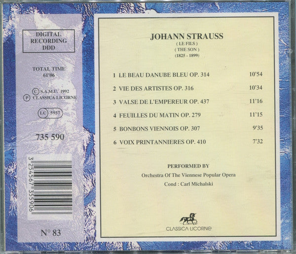 Johann Strauss Jr. - Valses Viennoises