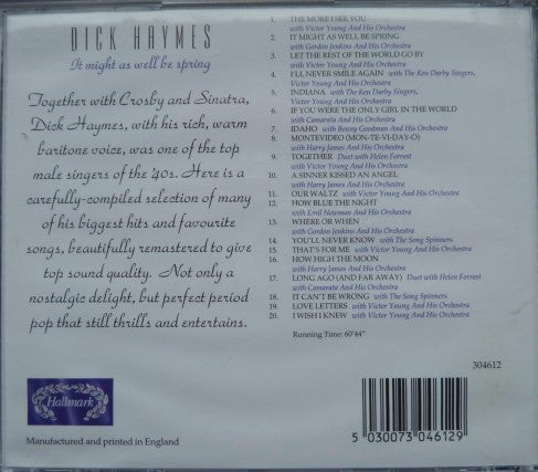 Dick Haymes – It Might As Well Be Spring