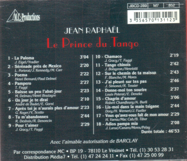Jean Raphaël - Le Prince Du Tango