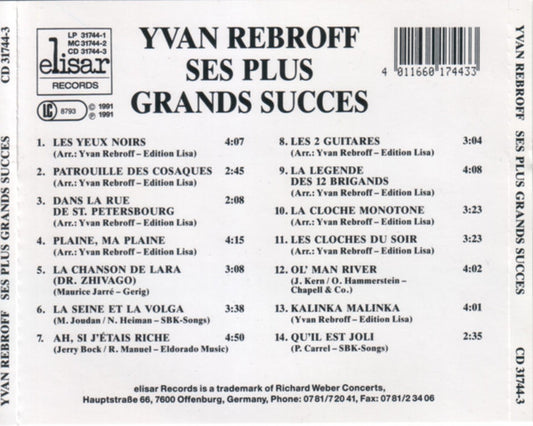 Ivan Rebroff - Ses Plus Grands Succes