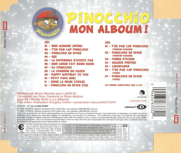 Pinocchio - Mon Alboum!