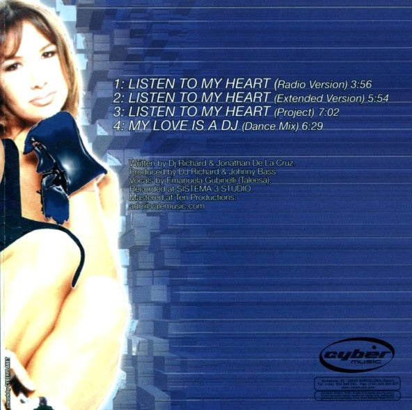 De La Cruz Featuring Taleesa - Listen To My Heart