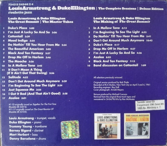 Louis Armstrong, Duke Ellington - Louis Armstrong & Duke Ellington - The Great Summit | Complete Sessions | Deluxe Edition