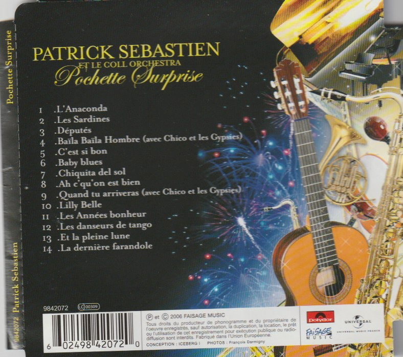 Patrick Sebastien – Pochette Surprise