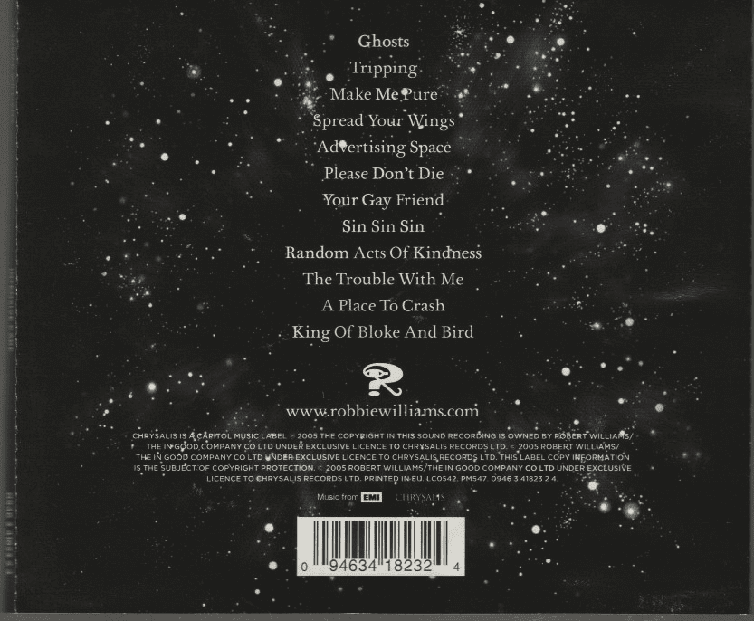 Robbie Williams – Intensive Care