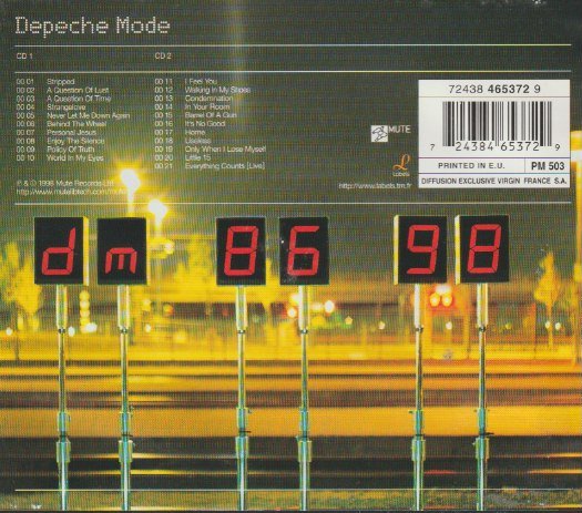 Depeche Mode – The Singles 86 > 98
