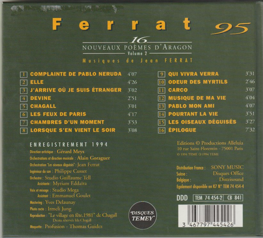 Jean Ferrat – Ferrat Aragon Volume 2