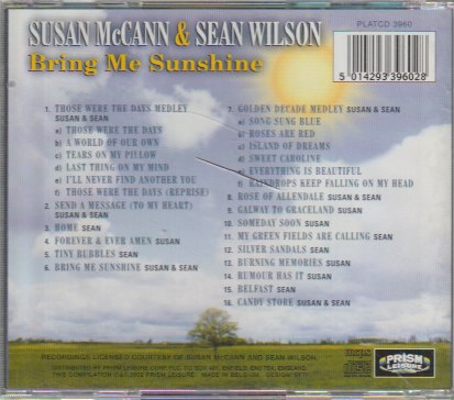 Susan McCann - Bring Me Sunshine
