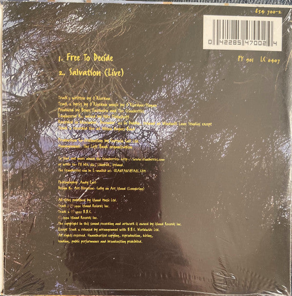 The Cranberries - Free To Decide