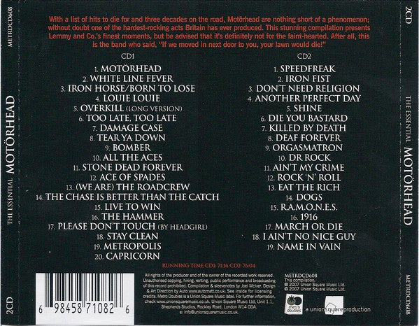 Motörhead - The Essential Motörhead