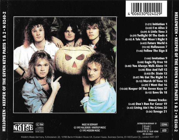 Helloween - Keeper Of The Seven Keys (Parts 1 & 2)