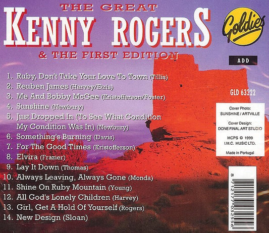 Kenny Rogers The First Edition - The Great Kenny Rogers The First Edition