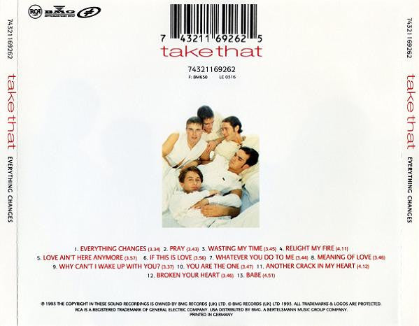 Take That – Everything Changes